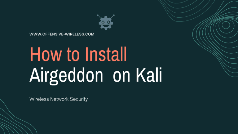 How to Install Airgeddon |  Wireless Security Testing