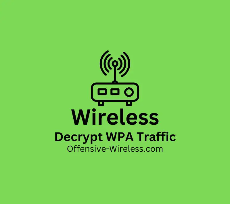 Wireless Decrypt WPA Traffic
