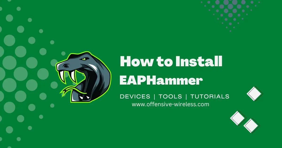 How to Install EAPHammer