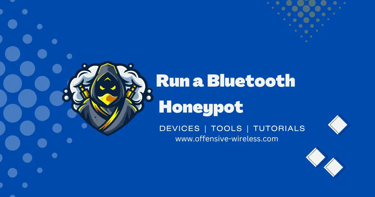 How to Run a Bluetooth Honeypot on Kali